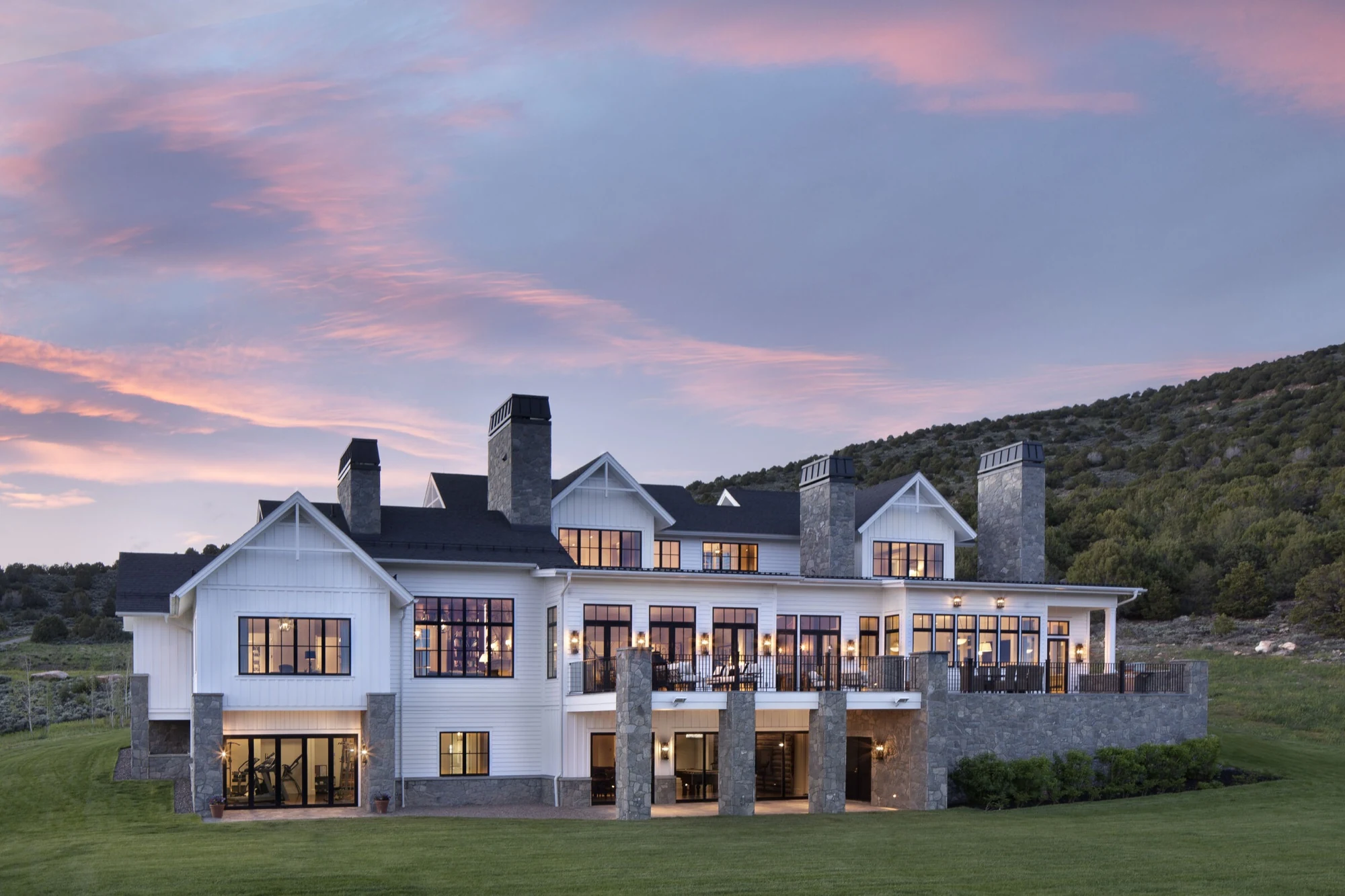 Modern Homestead landscape view